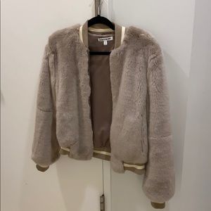 Elizabeth and James Ellington Faux Fur Bomber